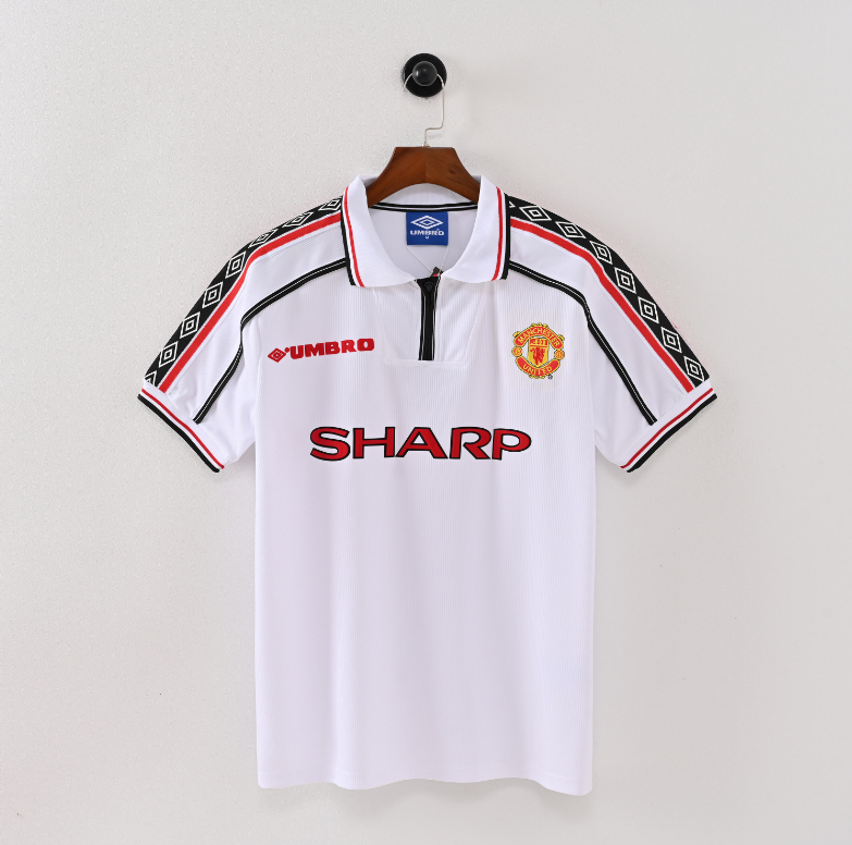 Manchester United 1999 – Jersey Retro Blanca