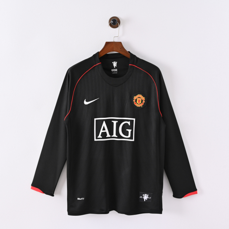 Manchester United 2007/08 – Jersey Retro Negra