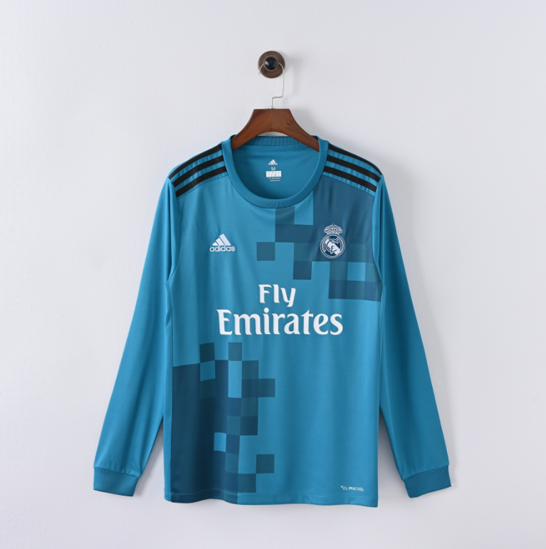 Real Madrid 2017 – Jersey Retro Azul Turquesa