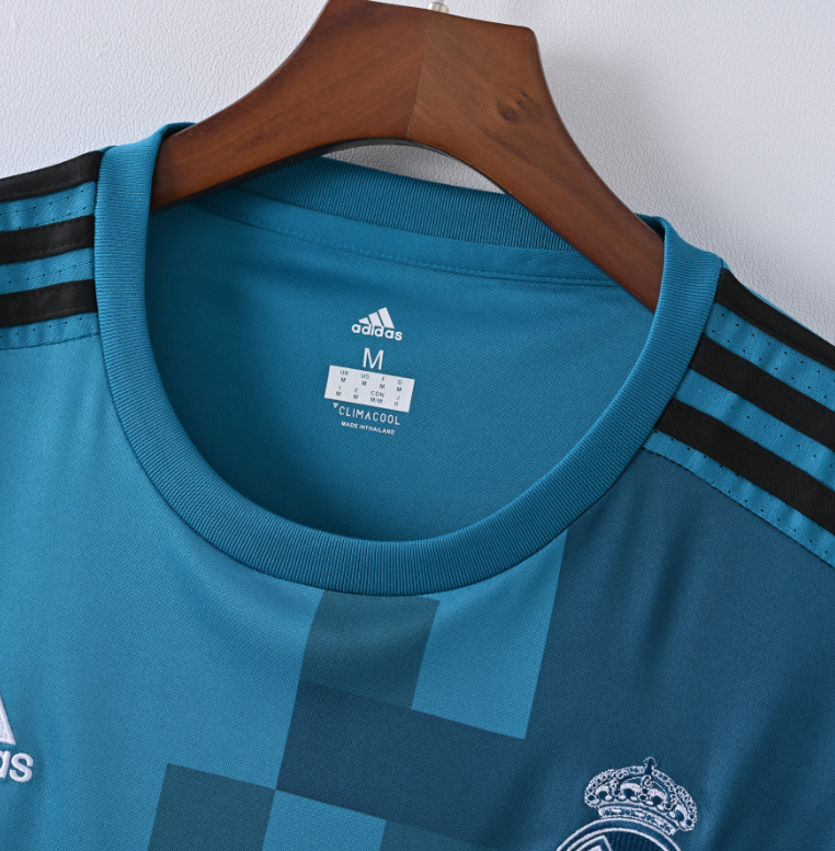Real Madrid 2017 – Jersey Retro Azul Turquesa