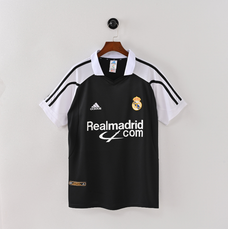 Real Madrid 2001/02 – Jersey Retro Negra